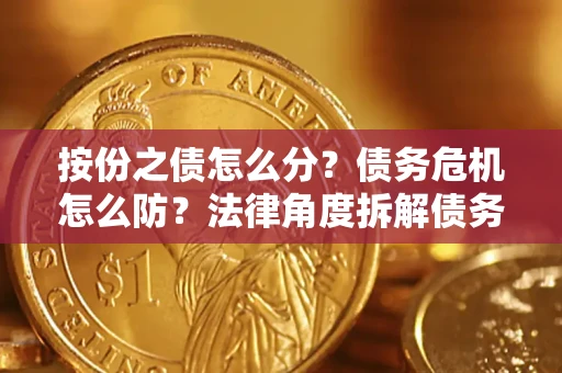 武汉按份之债怎么分？债务危机怎么防？法律角度拆解债务分配与风险自保指南