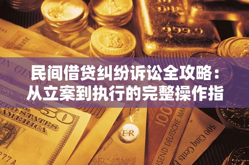 武汉民间借贷纠纷诉讼全攻略：从立案到执行的完整操作指南