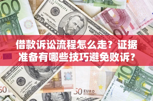 武汉借款诉讼流程怎么走？证据准备有哪些技巧避免败诉？