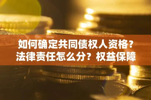 武汉如何确定共同债权人资格？法律责任怎么分？权益保障技巧揭秘！
