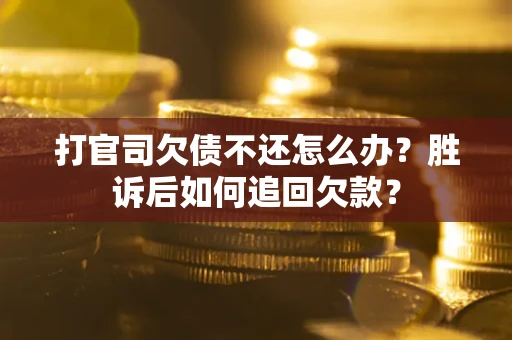 武汉打官司欠债不还怎么办？胜诉后如何追回欠款？
