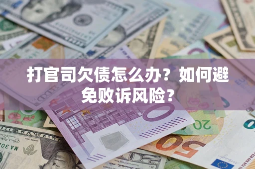武汉打官司欠债怎么办？如何避免败诉风险？
