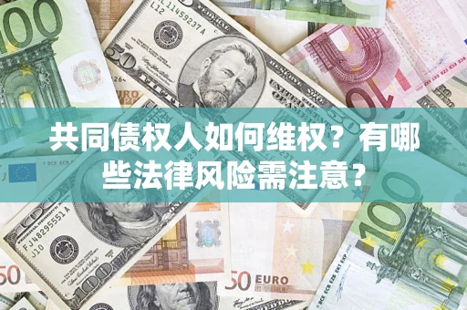 武汉共同债权人如何维权？有哪些法律风险需注意？