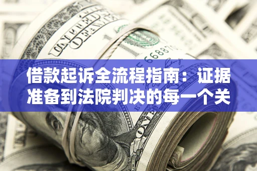 武汉借款起诉全流程指南：证据准备到法院判决的每一个关键步骤