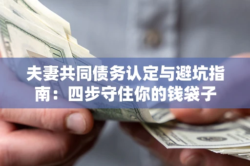武汉夫妻共同债务认定与避坑指南：四步守住你的钱袋子