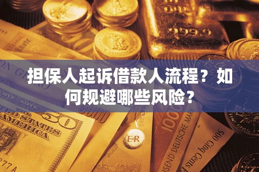 武汉担保人起诉借款人流程？如何规避哪些风险？