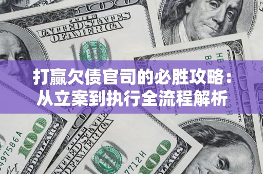 武汉打赢欠债官司的必胜攻略：从立案到执行全流程解析