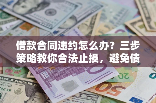 武汉借款合同违约怎么办？三步策略教你合法止损，避免债务危机升级